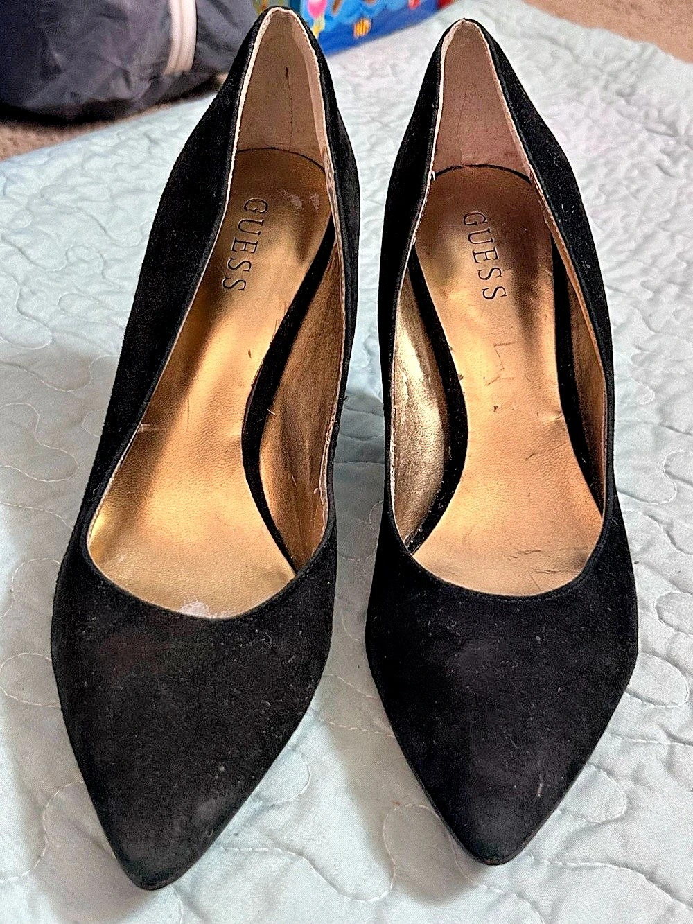 Guess Black Pointed-Toe Heels Size US 8.5